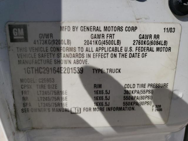 Photo 12 VIN: 1GTHC29164E201539 - GMC SIERRA C25 