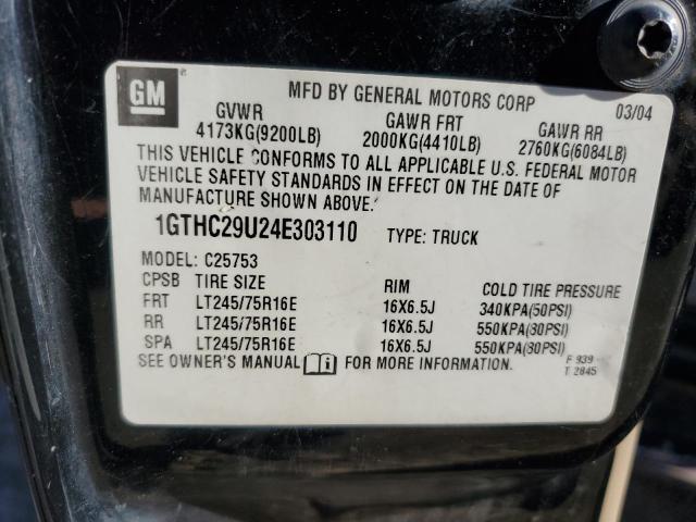 Photo 11 VIN: 1GTHC29U24E303110 - GMC SIERRA C25 