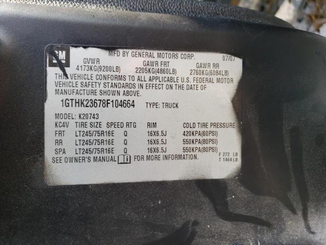 Photo 9 VIN: 1GTHK23678F104664 - GMC SIERRA K25 