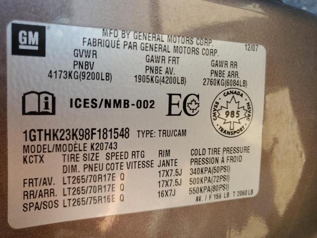 Photo 11 VIN: 1GTHK23K98F181548 - GMC SIERRA K25 