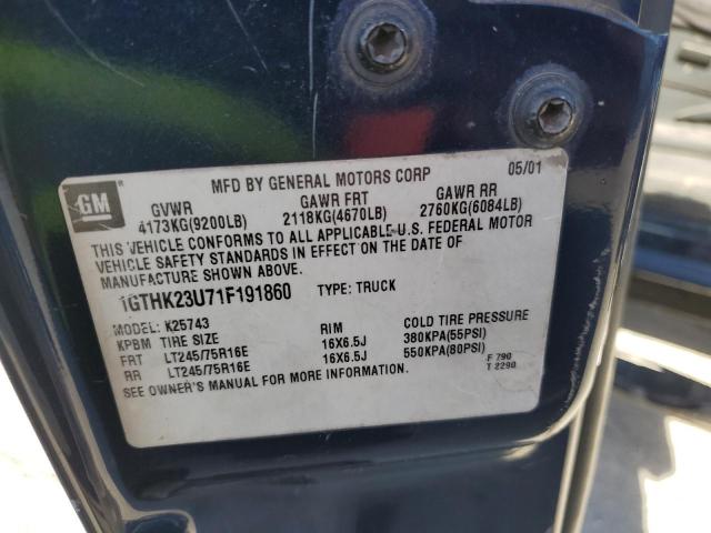 Photo 11 VIN: 1GTHK23U71F191860 - GMC SIERRA K25 