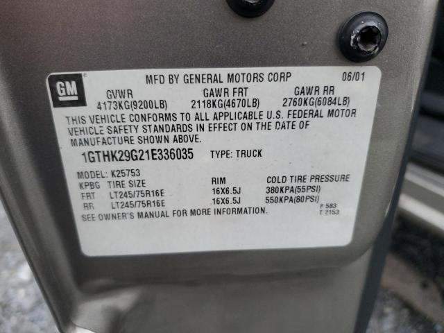 Photo 11 VIN: 1GTHK29G21E336035 - GMC SIERRA K25 