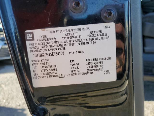 Photo 11 VIN: 1GTHK29G75E184100 - GMC SIERRA K25 