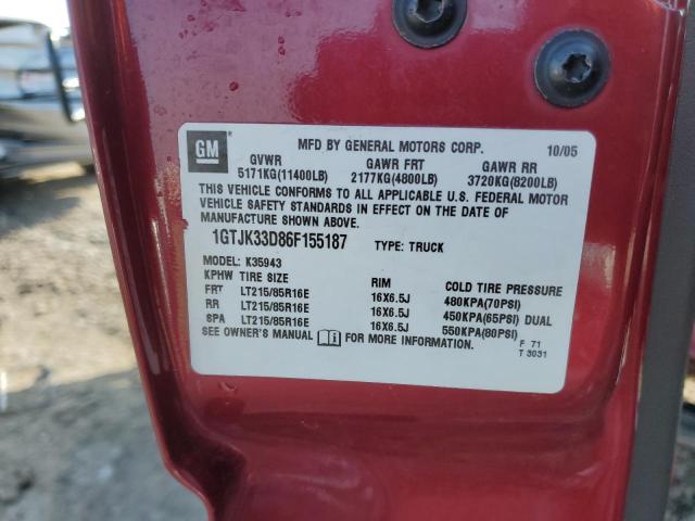 Photo 11 VIN: 1GTJK33D86F155187 - GMC NEW SIERRA 