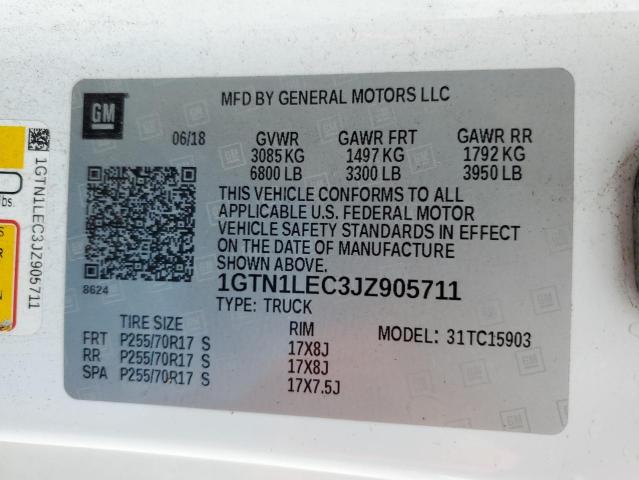 Photo 11 VIN: 1GTN1LEC3JZ905711 - GMC SIERRA 