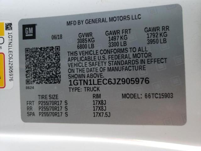 Photo 9 VIN: 1GTN1LEC6JZ905976 - GMC SIERRA C15 