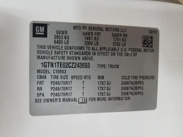 Photo 9 VIN: 1GTN1TE02CZ243693 - GMC SIERRA C15 