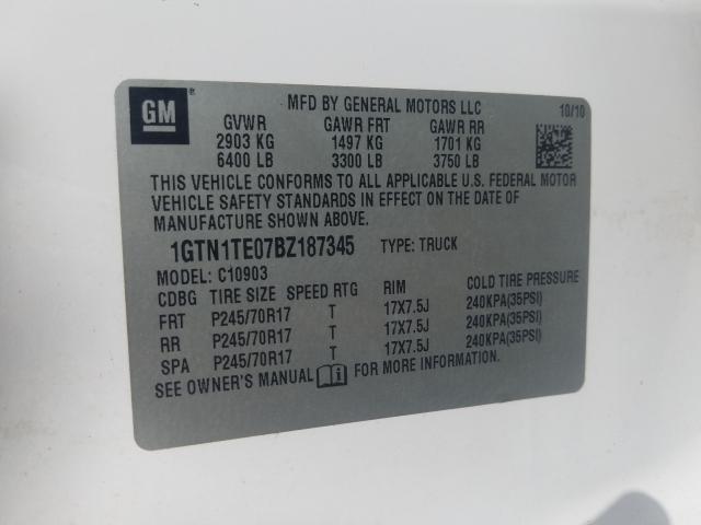 Photo 9 VIN: 1GTN1TE07BZ187345 - GMC SIERRA C15 