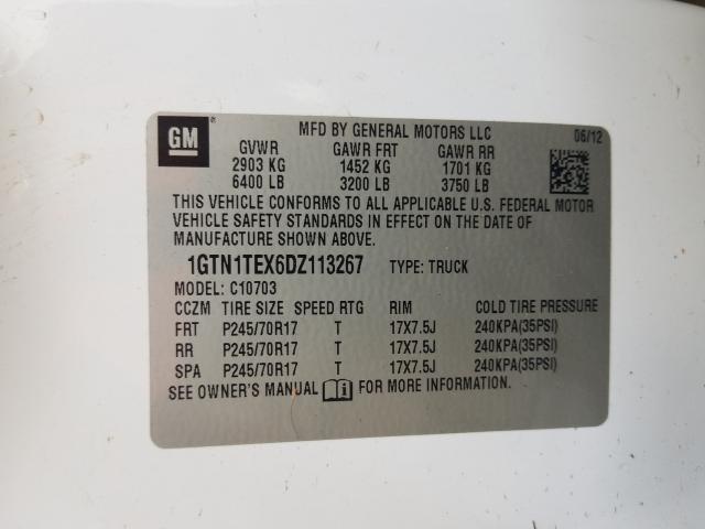 Photo 9 VIN: 1GTN1TEX6DZ113267 - GMC SIERRA 