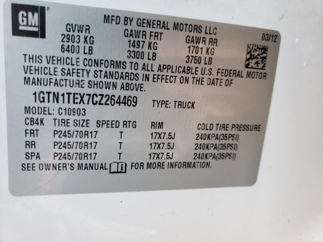 Photo 9 VIN: 1GTN1TEX7CZ264469 - GMC SIERRA C15 