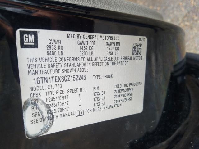 Photo 9 VIN: 1GTN1TEX8CZ152246 - GMC SIERRA C15 