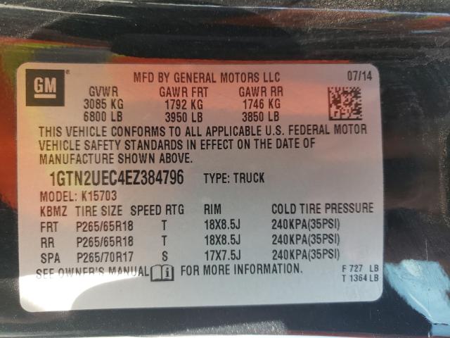 Photo 9 VIN: 1GTN2UEC4EZ384796 - GMC SIERRA K15 