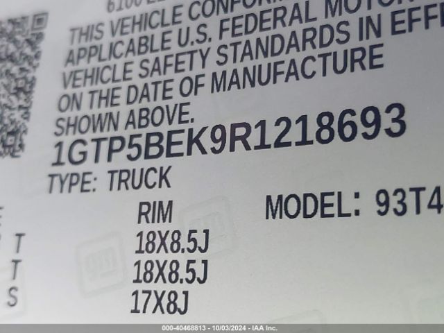 Photo 8 VIN: 1GTP5BEK9R1218693 - GMC CANYON 