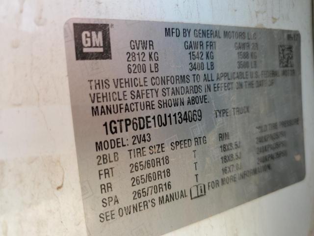 Photo 11 VIN: 1GTP6DE10J1134069 - GMC CANYON SLT 