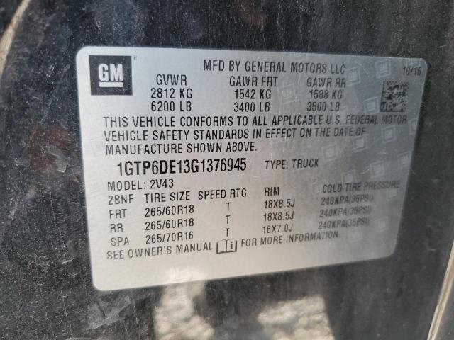 Photo 12 VIN: 1GTP6DE13G1376945 - GMC CANYON 