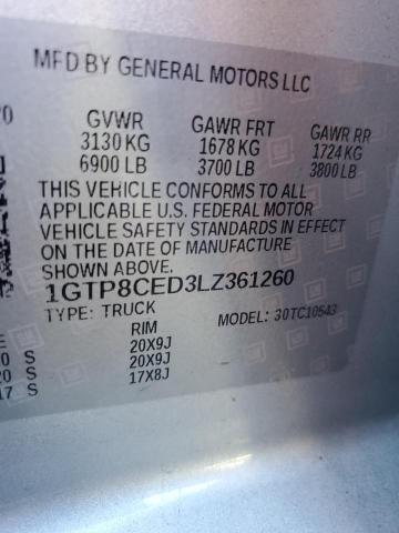 Photo 11 VIN: 1GTP8CED3LZ361260 - GMC SIERRA 