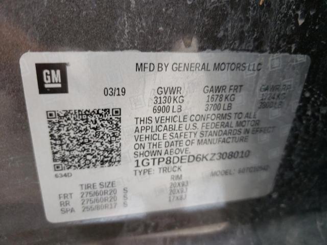 Photo 9 VIN: 1GTP8DED6KZ308010 - GMC SIERRA C15 