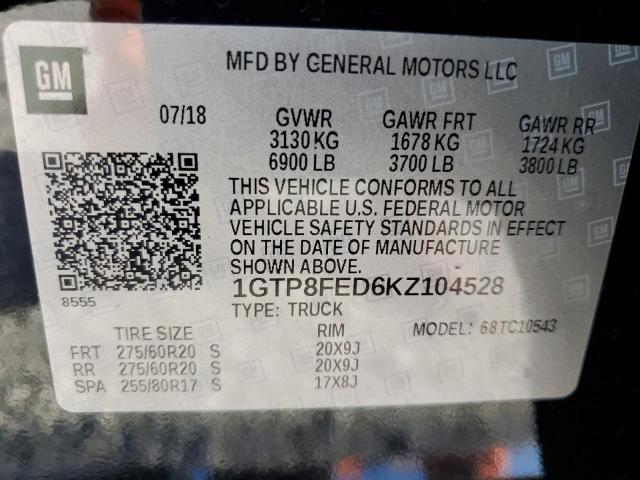 Photo 11 VIN: 1GTP8FED6KZ104528 - GMC SIERRA C15 