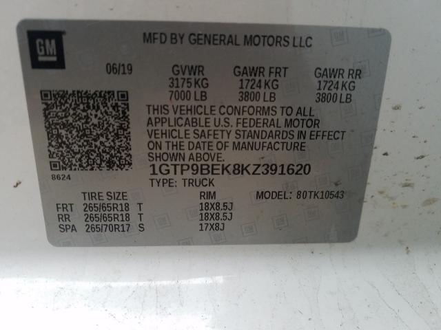 Photo 9 VIN: 1GTP9BEK8KZ391620 - GMC SIERRA K15 