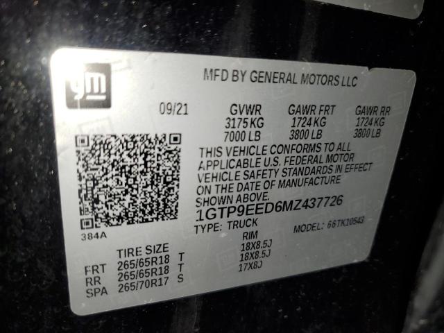 Photo 11 VIN: 1GTP9EED6MZ437726 - GMC SIERRA K15 