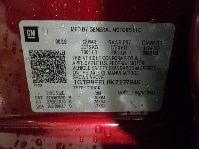 Photo 9 VIN: 1GTP9EEL0KZ137846 - GMC SIERRA K15 