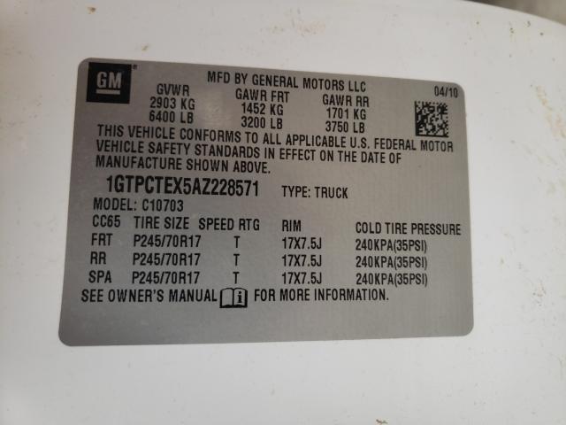 Photo 9 VIN: 1GTPCTEX5AZ228571 - GMC SIERRA C15 