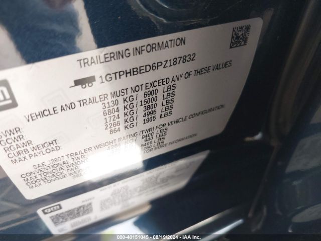 Photo 8 VIN: 1GTPHBED6PZ187832 - GMC SIERRA 