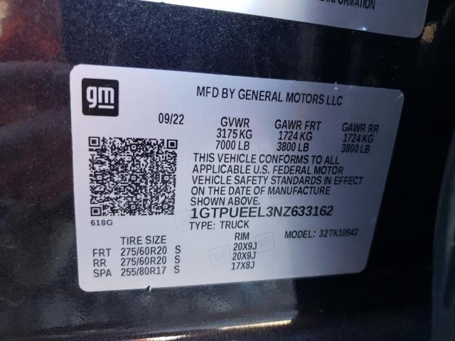 Photo 11 VIN: 1GTPUEEL3NZ633162 - GMC SIERRA 