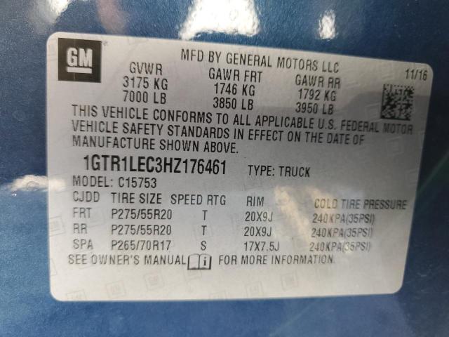 Photo 9 VIN: 1GTR1LEC3HZ176461 - GMC SIERRA C15 