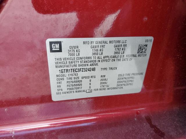 Photo 12 VIN: 1GTR1TEC3FZ324248 - GMC SIERRA C15 