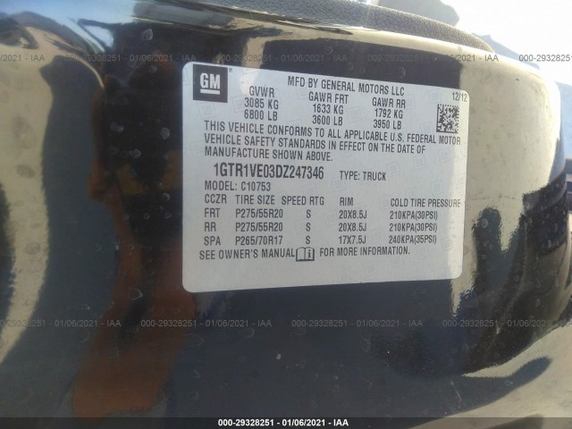 Photo 8 VIN: 1GTR1VE03DZ247346 - GMC SIERRA 1500 