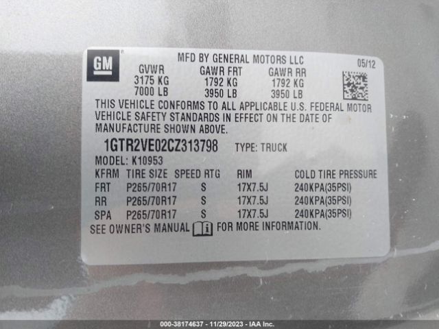 Photo 8 VIN: 1GTR2VE02CZ313798 - GMC SIERRA 1500 