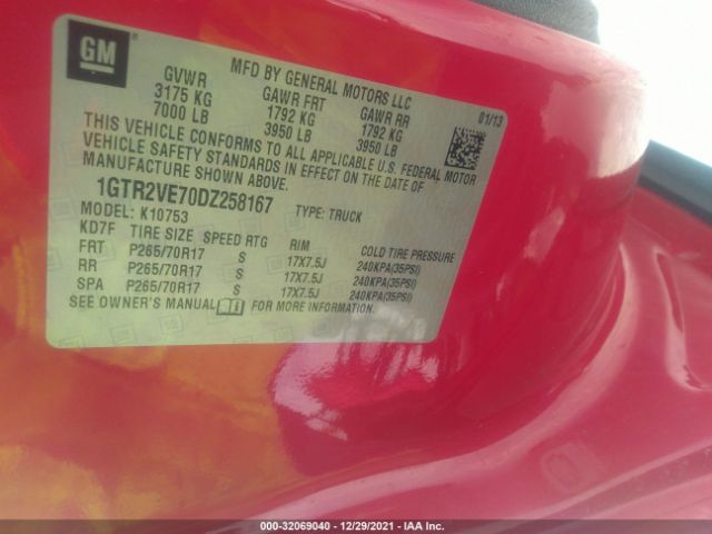 Photo 8 VIN: 1GTR2VE70DZ258167 - GMC SIERRA 1500 