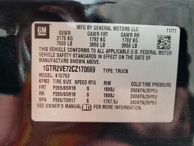 Photo 12 VIN: 1GTR2VE72CZ170669 - GMC SIERRA K15 