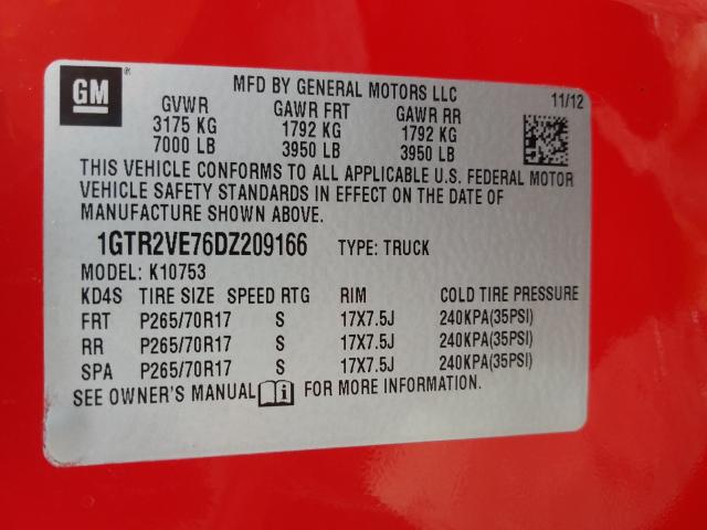 Photo 9 VIN: 1GTR2VE76DZ209166 - GMC SIERRA K15 