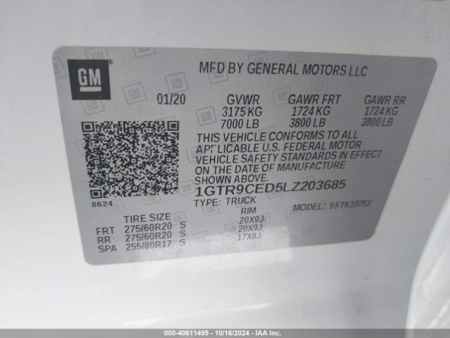 Photo 8 VIN: 1GTR9CED5LZ203685 - GMC SIERRA K15 