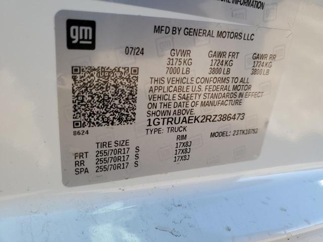 Photo 12 VIN: 1GTRUAEK2RZ386473 - GMC SIERRA K15 