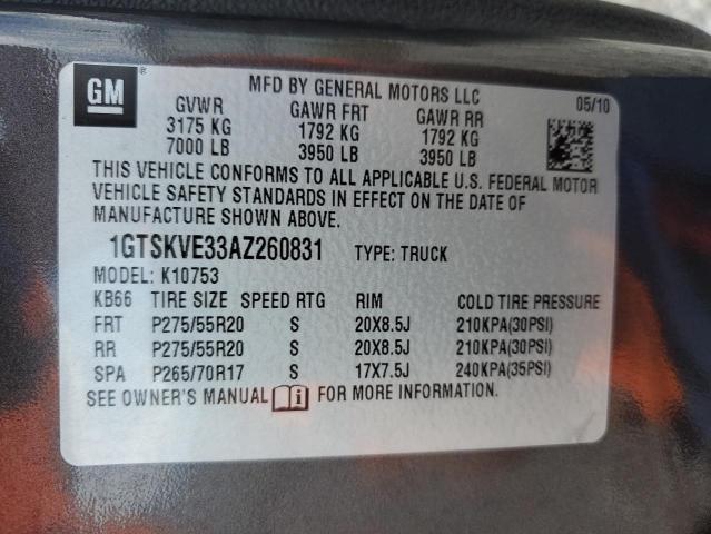 Photo 9 VIN: 1GTSKVE33AZ260831 - GMC SIERRA K15 