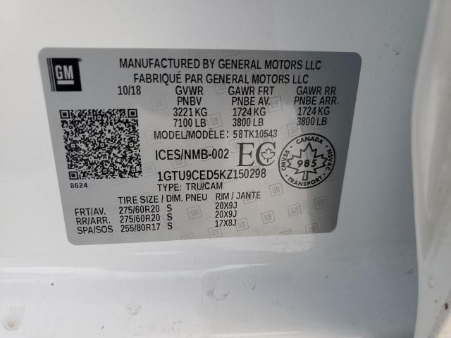 Photo 12 VIN: 1GTU9CED5KZ150298 - GMC SIERRA K15 