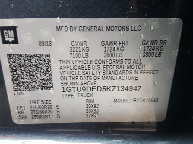 Photo 9 VIN: 1GTU9DED5KZ134947 - GMC SIERRA K15 