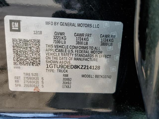 Photo 11 VIN: 1GTU9DED8KZ214128 - GMC SIERRA K15 