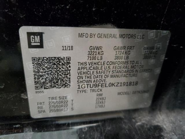 Photo 11 VIN: 1GTU9FEL0KZ191818 - GMC SIERRA K15 