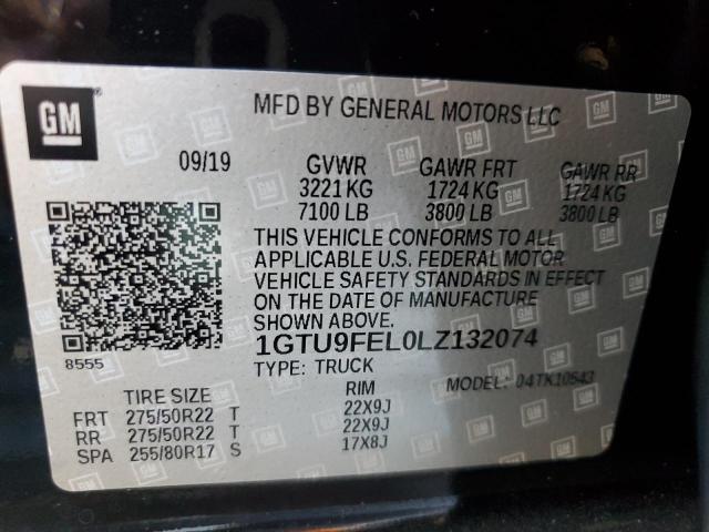 Photo 11 VIN: 1GTU9FEL0LZ132074 - GMC SIERRA 