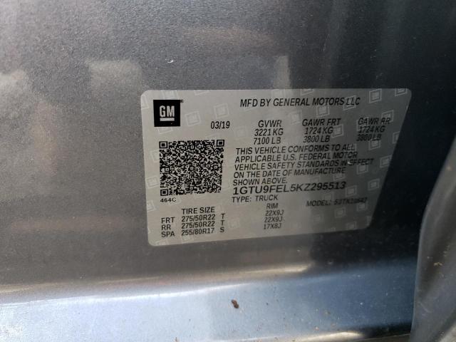 Photo 11 VIN: 1GTU9FEL5KZ295513 - GMC SIERRA K15 