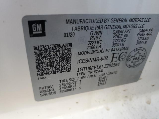 Photo 11 VIN: 1GTU9FEL6LZ202564 - GMC SIERRA 