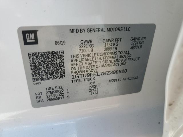 Photo 12 VIN: 1GTU9FEL7KZ390820 - GMC SIERRA K15 