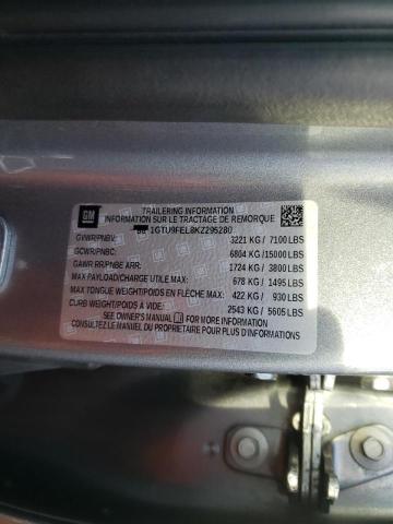 Photo 9 VIN: 1GTU9FEL8KZ295280 - GMC SIERRA K15 