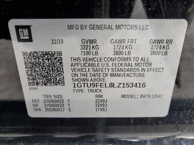 Photo 11 VIN: 1GTU9FEL8LZ153416 - GMC SIERRA K15 