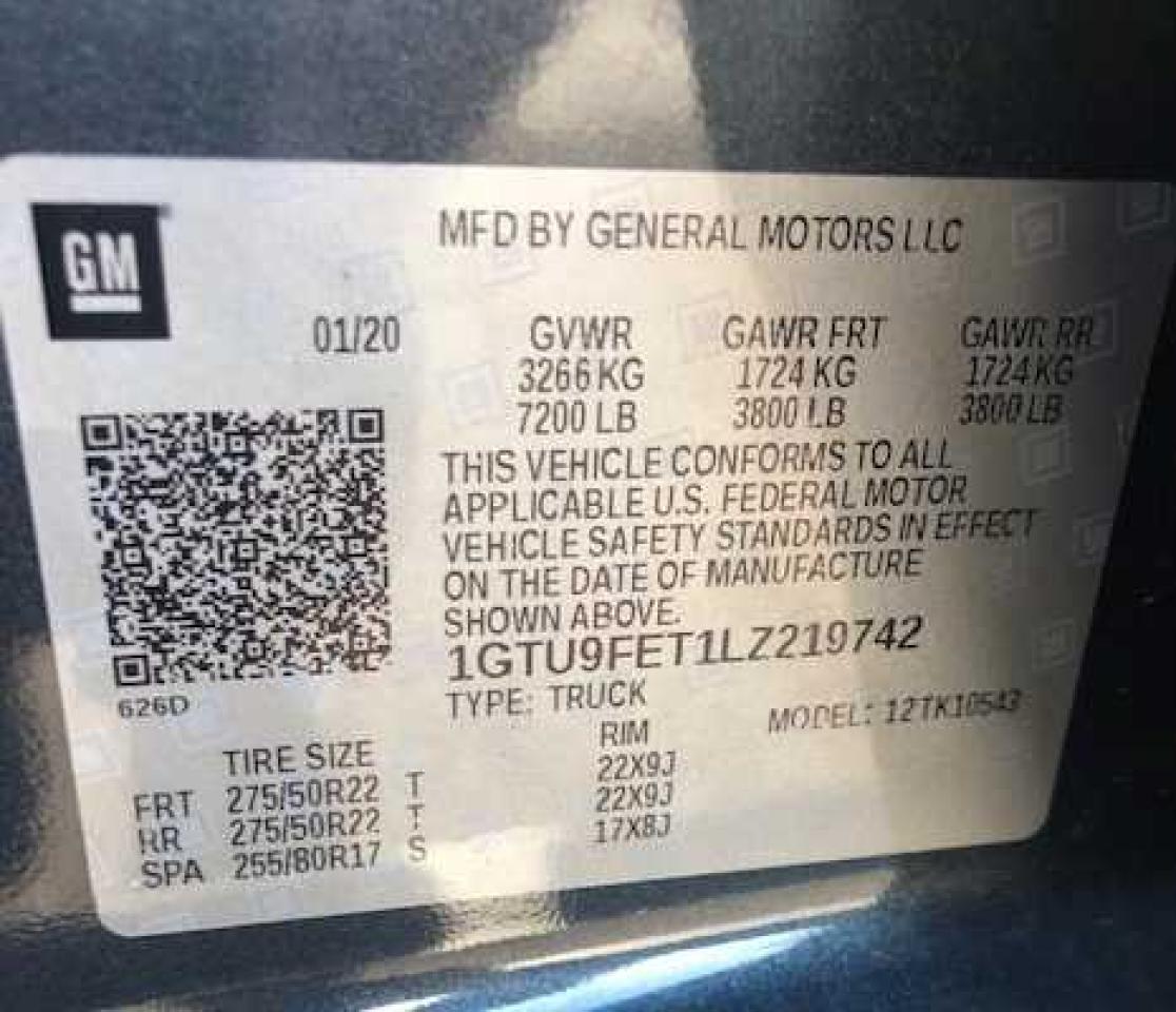 Photo 9 VIN: 1GTU9FET1LZ219742 - GMC SIERRA K15 