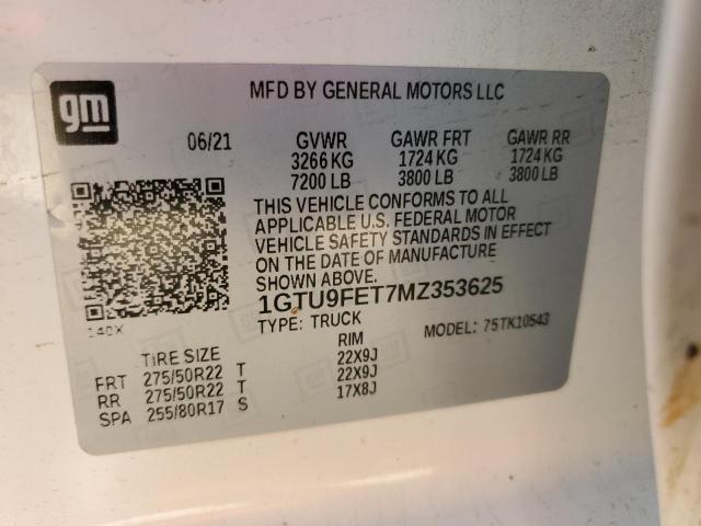 Photo 12 VIN: 1GTU9FET7MZ353625 - GMC SIERRA K15 